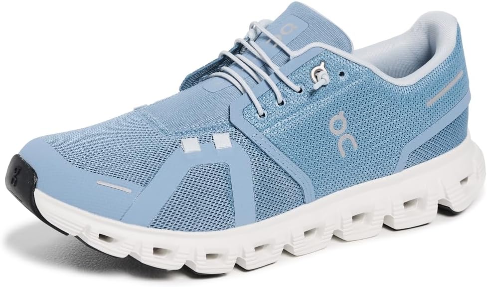 On Womens Cloud 6 Running Shoes with Speed-Laces and Rubber Sole