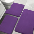 Bathroom Rug Set 3 Piece Memory Foam Bath Mats - Super Soft