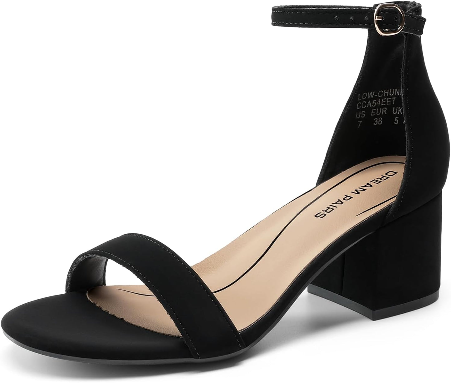 DREAM PAIRS Womens Low-Chunk Low Heel Pump Sandal Review