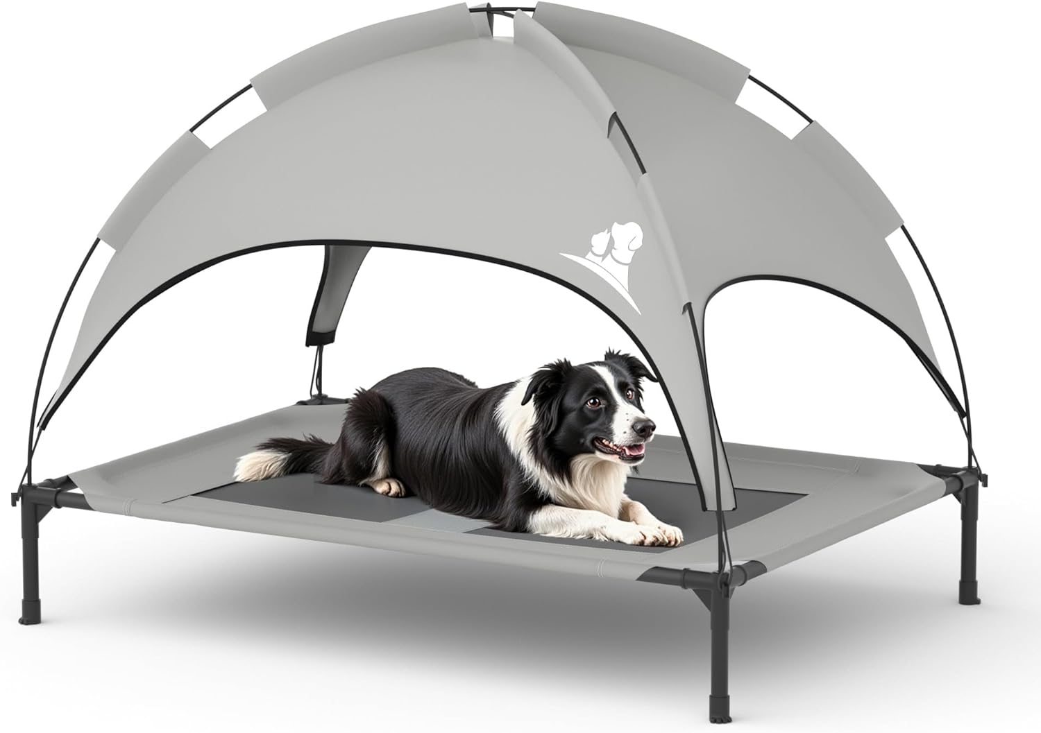 Waterproof Canopy Dog Bed for Outdoor Comfort