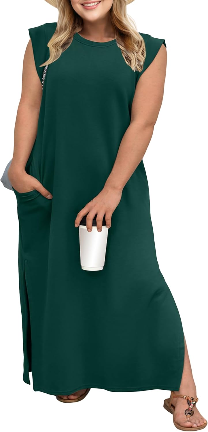 Stylish Plus Size Maxi Dresses for Curvy Women by OLRIK