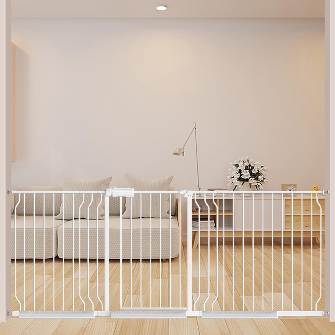 TSAYAWA Baby Gate Extra Wide for Doorways and Stairs Safety