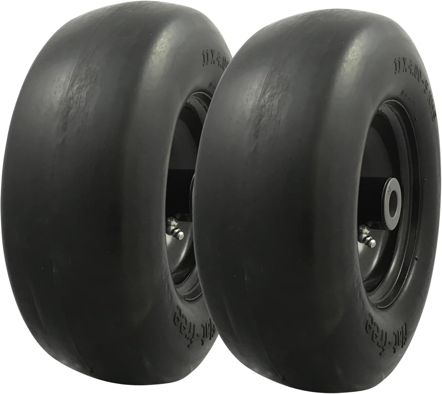 Universal Fit Flat-Free 11x4.00-5 Tire and Wheel Assembly