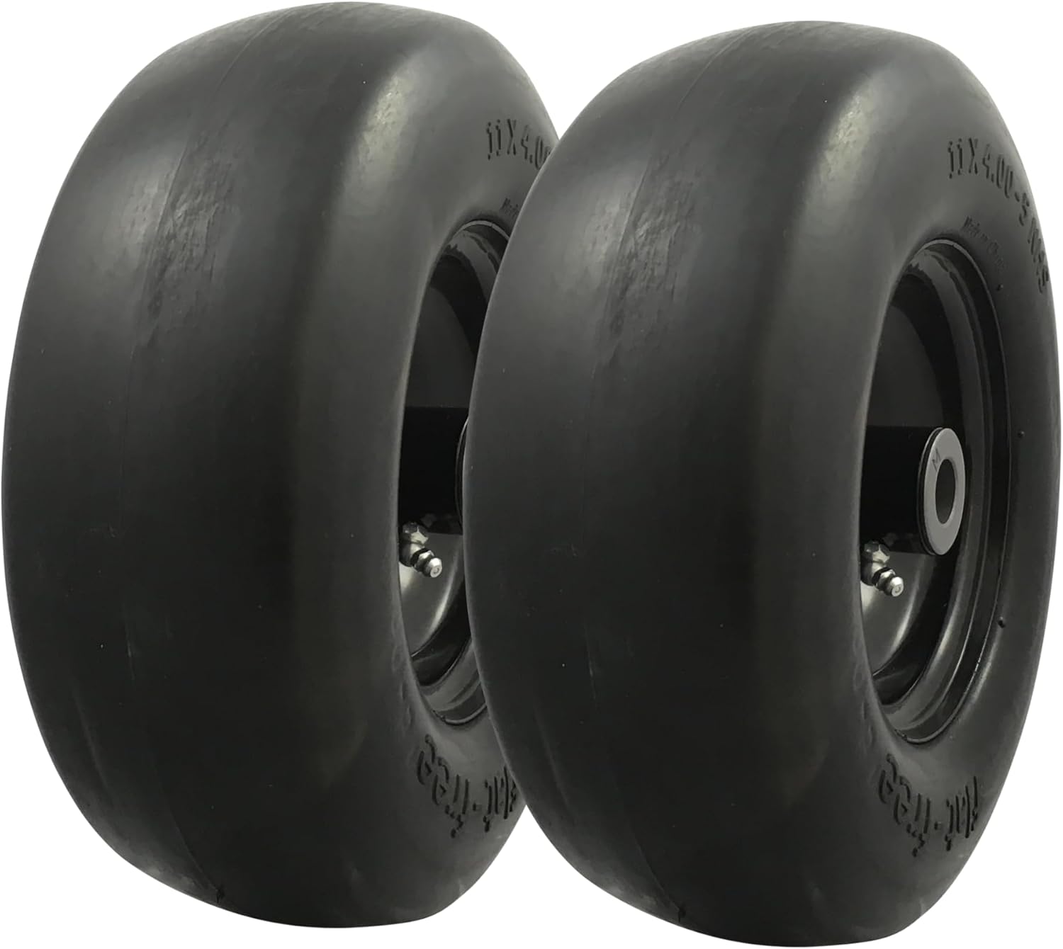 Universal Fit Flat-Free 11x4.00-5 Tire and Wheel Assembly