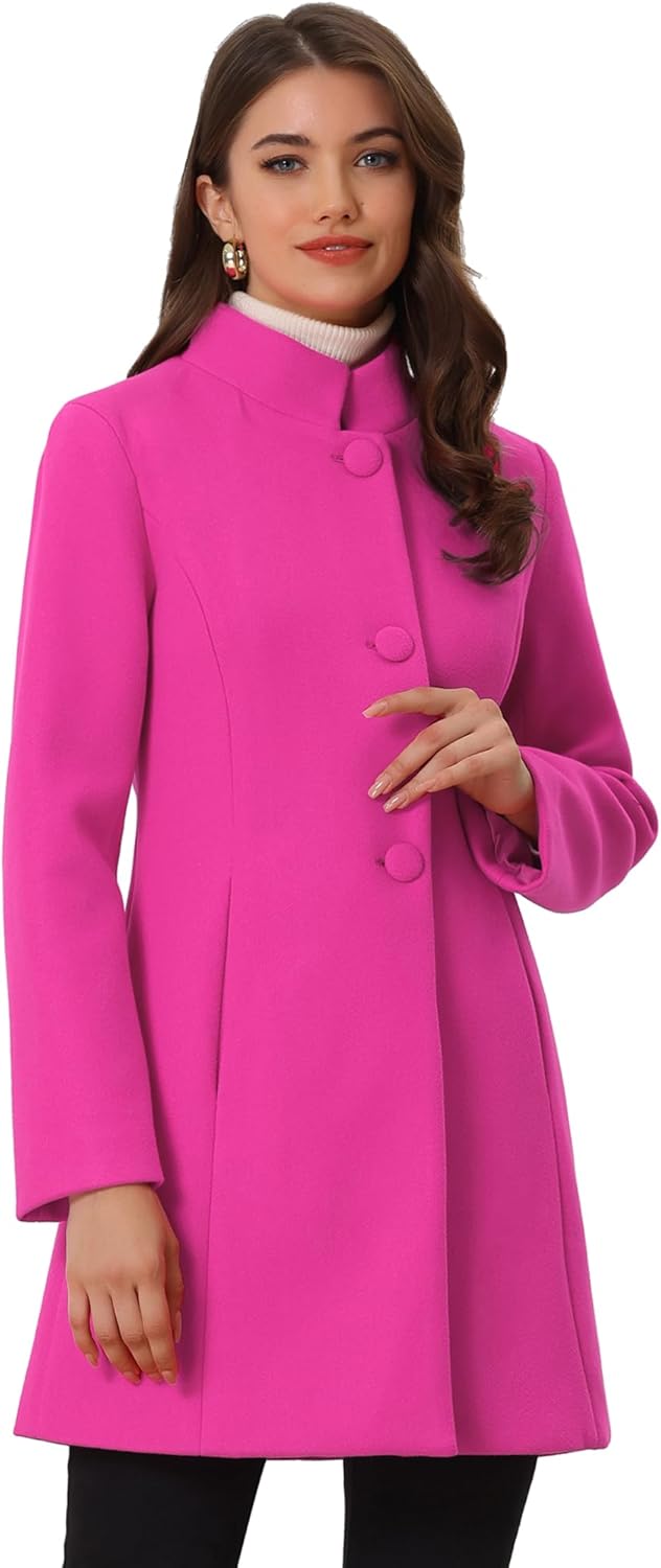 Allegra K Women's Winter Overcoat for Stylish Cold Weather Wear
