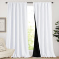 Thermal Insulated Blackout Curtains for Windows - Heavy Duty Privacy