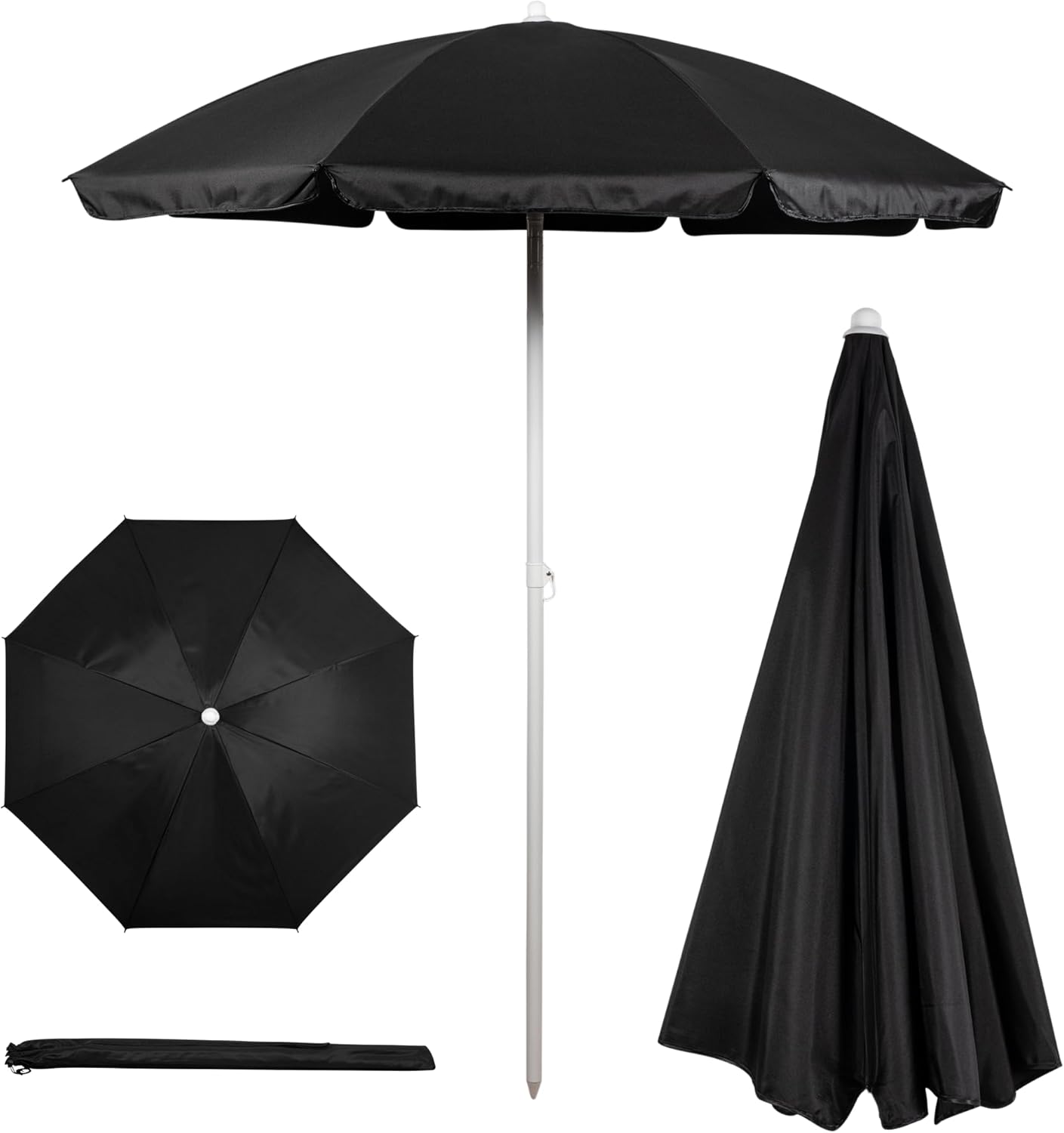 Portable Beach Umbrella with UV Protection for Outdoor Fun