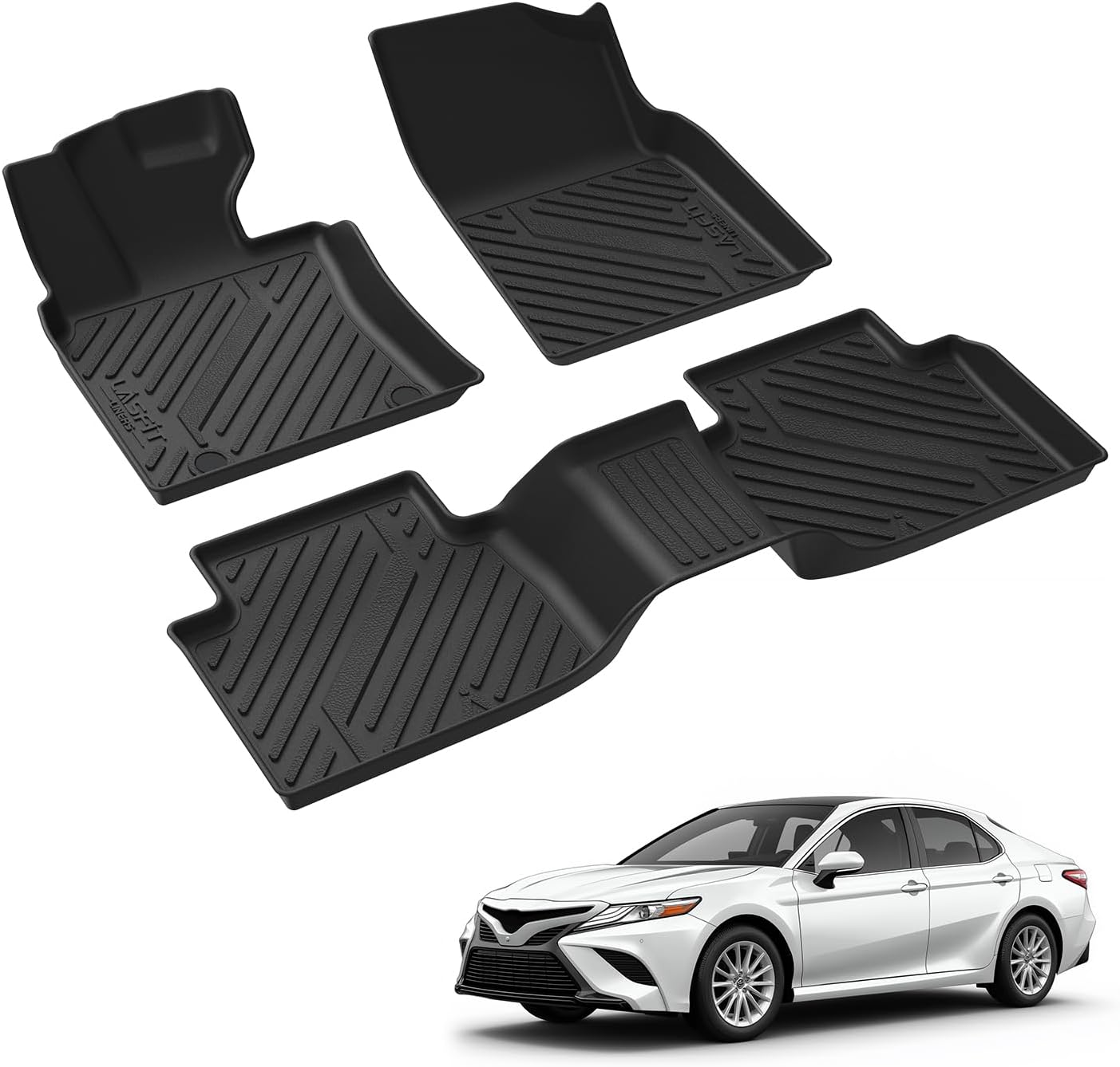 Custom Fit TPE All Weather Floor Mats for Toyota Camry 2018-2024