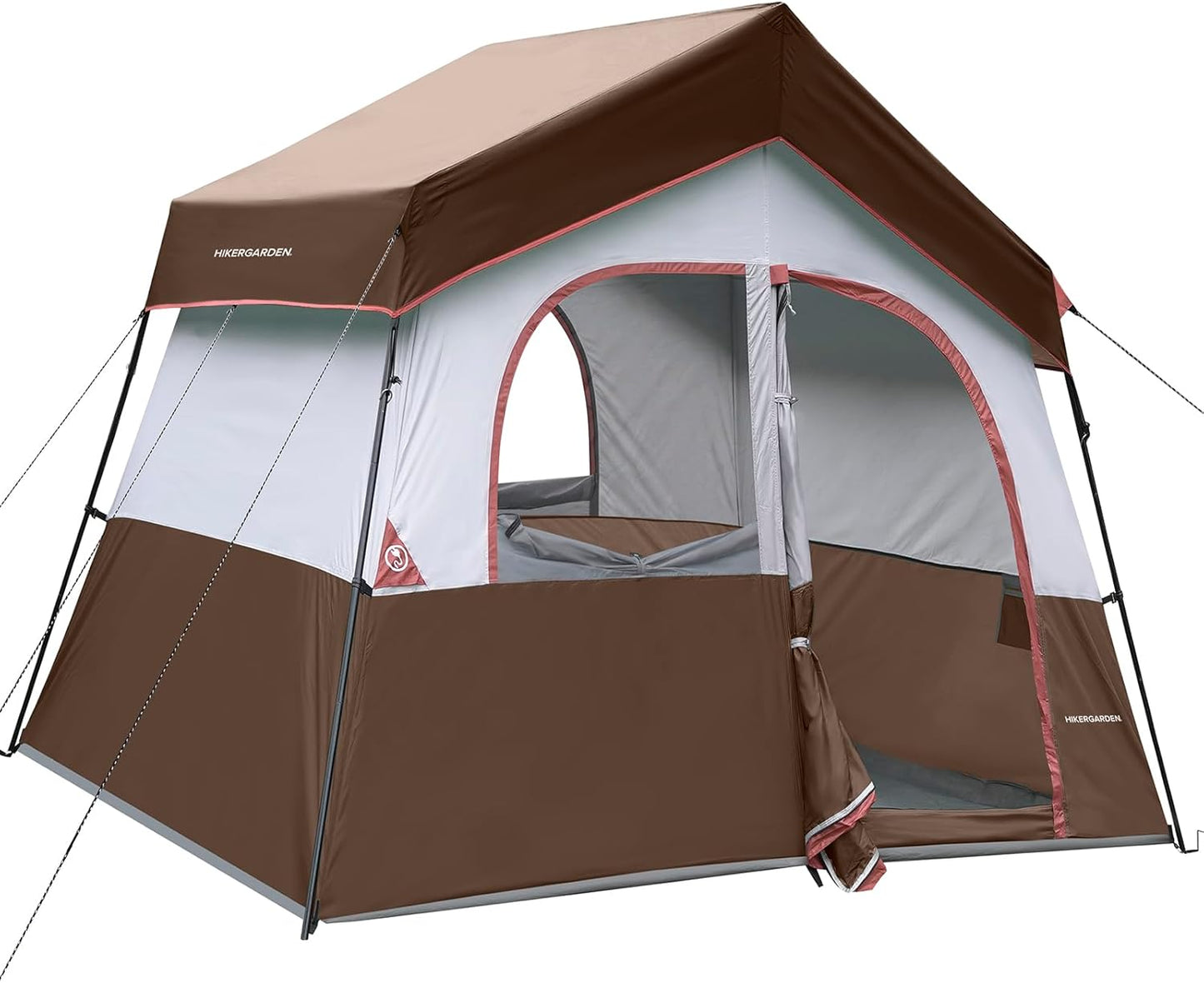 HIKERGARDEN 6-8 Person Camping Tent for Family Outdoor Adventures
