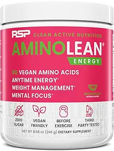 RSP NUTRITION AminoLean Pre Workout Powder for Energy Boost