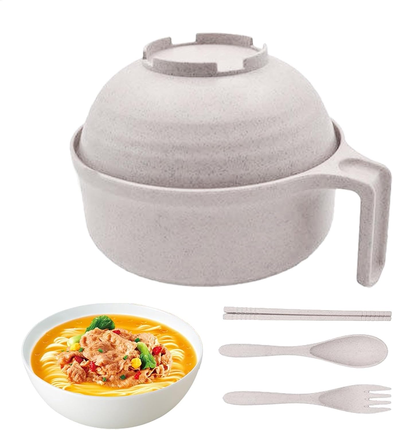 Dorm Ramen Cooker - Instant Microwave Noodle Bowl
