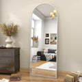 Full-Length Arch Floor Mirror 64x21 in - Elegant Full Body