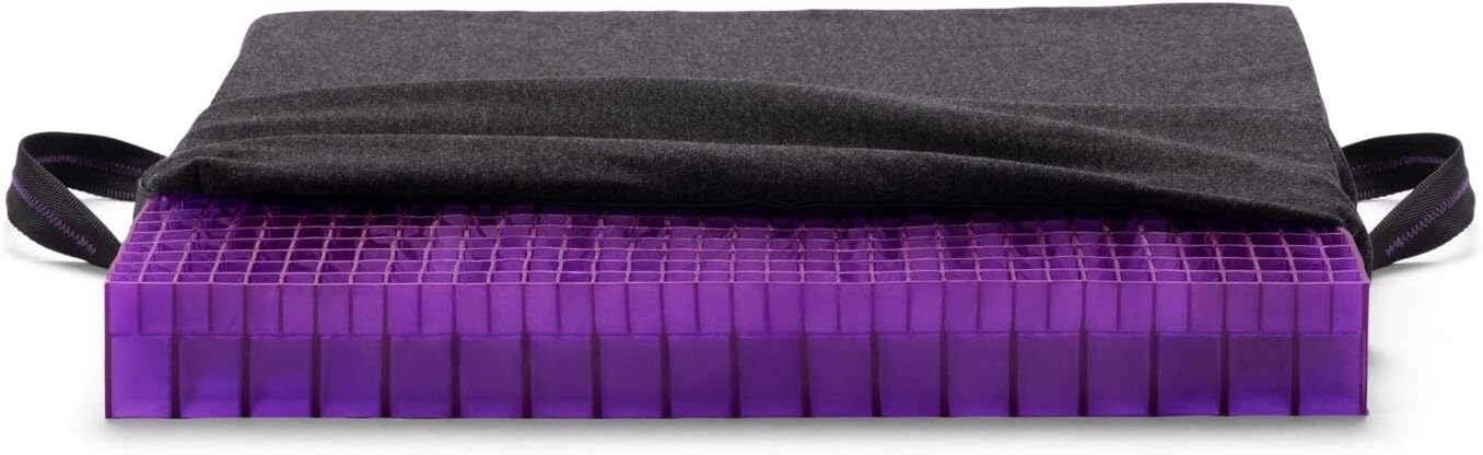 Pressure-Reducing Purple Seat Cushion