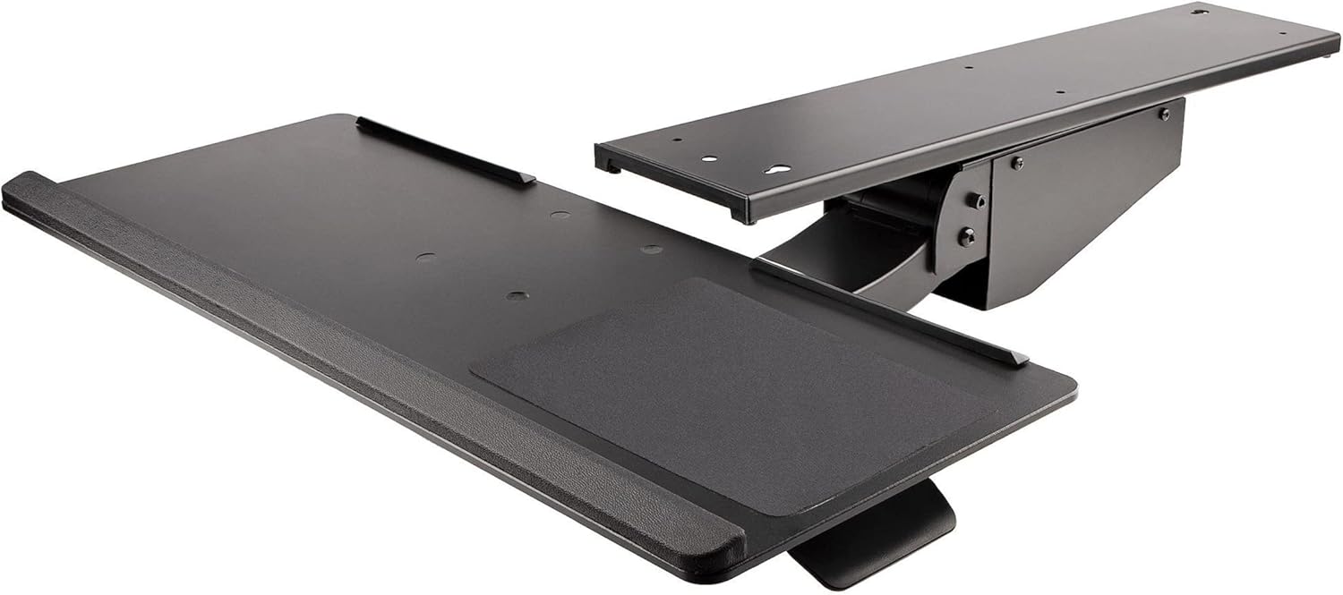 Full Motion Ergonomic Keyboard Tray - Height Adjustable 10x26 Platform