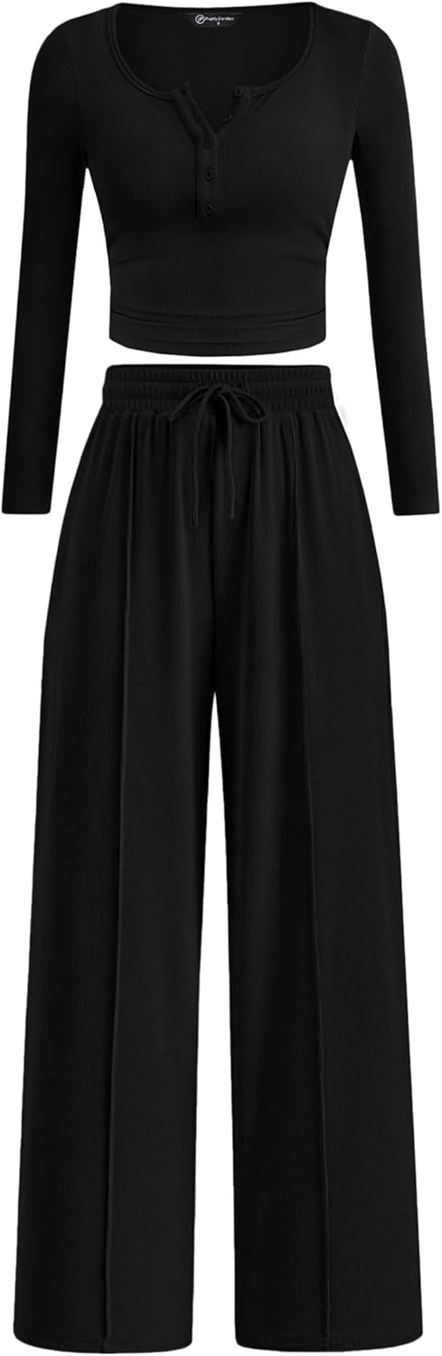 PRETTYGARDEN Women's Trendy 2 Piece Lounge Sets for Fall 2025