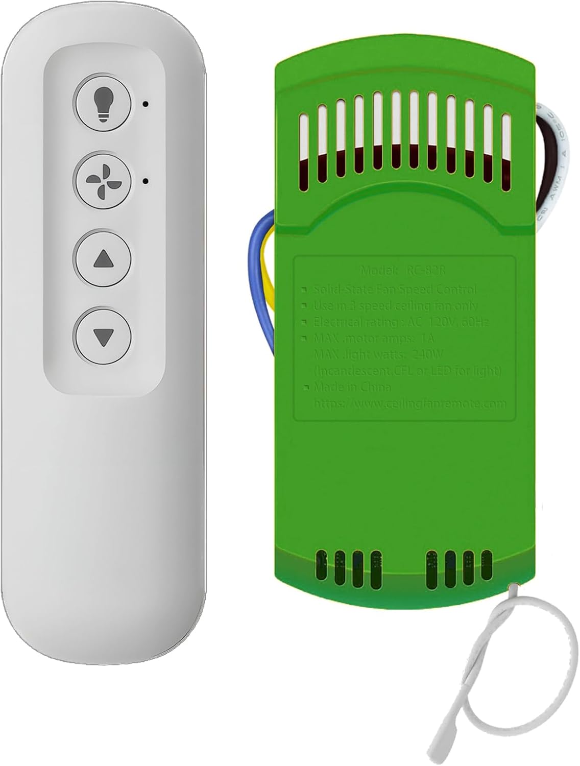Universal Ceiling Fan Remote Replacement for Hunter 99770 Models