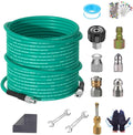 150FT Sewer Jetter Kit for Pressure Washer - Complete Drain Cleaner