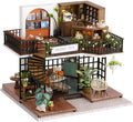 DIY Miniature Dollhouse Furniture Kit 1:24 Scale - Forest Teashop