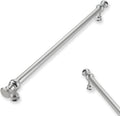 8in Hole Center Brushed Satin Nickel Cabinet Pulls 10-Pack - Heavy