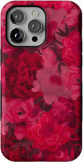 Casely iPhone 14 Pro Max Case Romance Novel - Moody Floral Protection