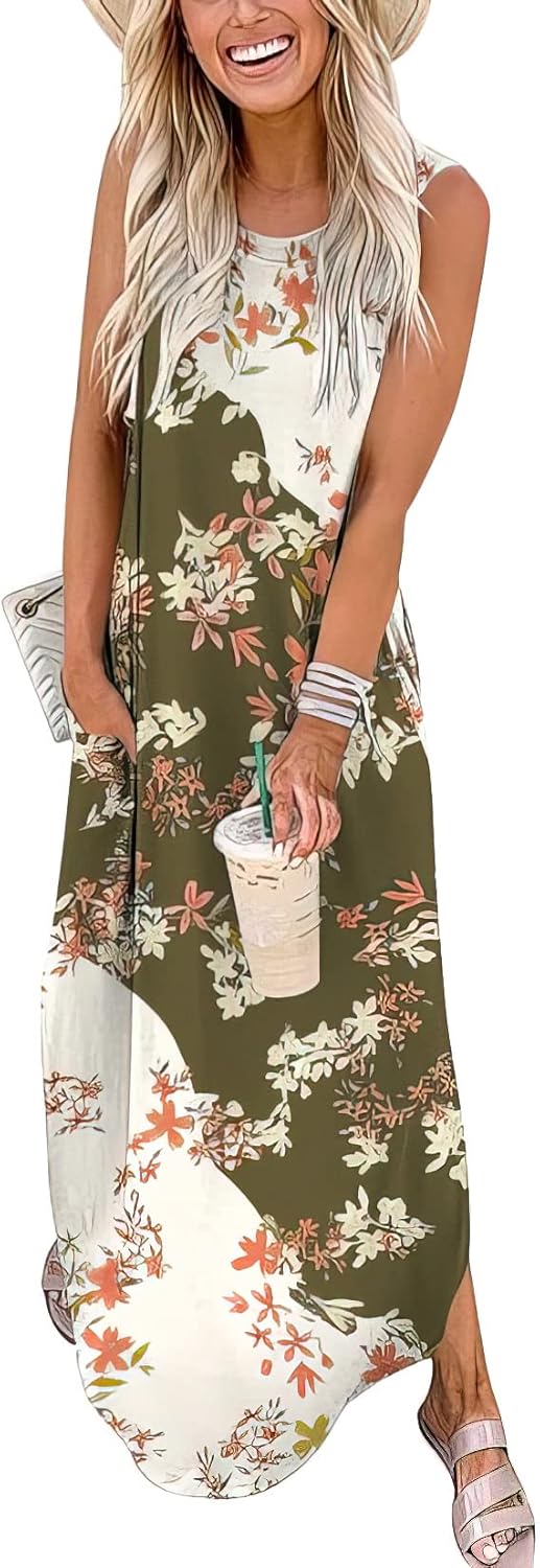 Stylish Women Summer Maxi Dress for Beach and Casual Outfits