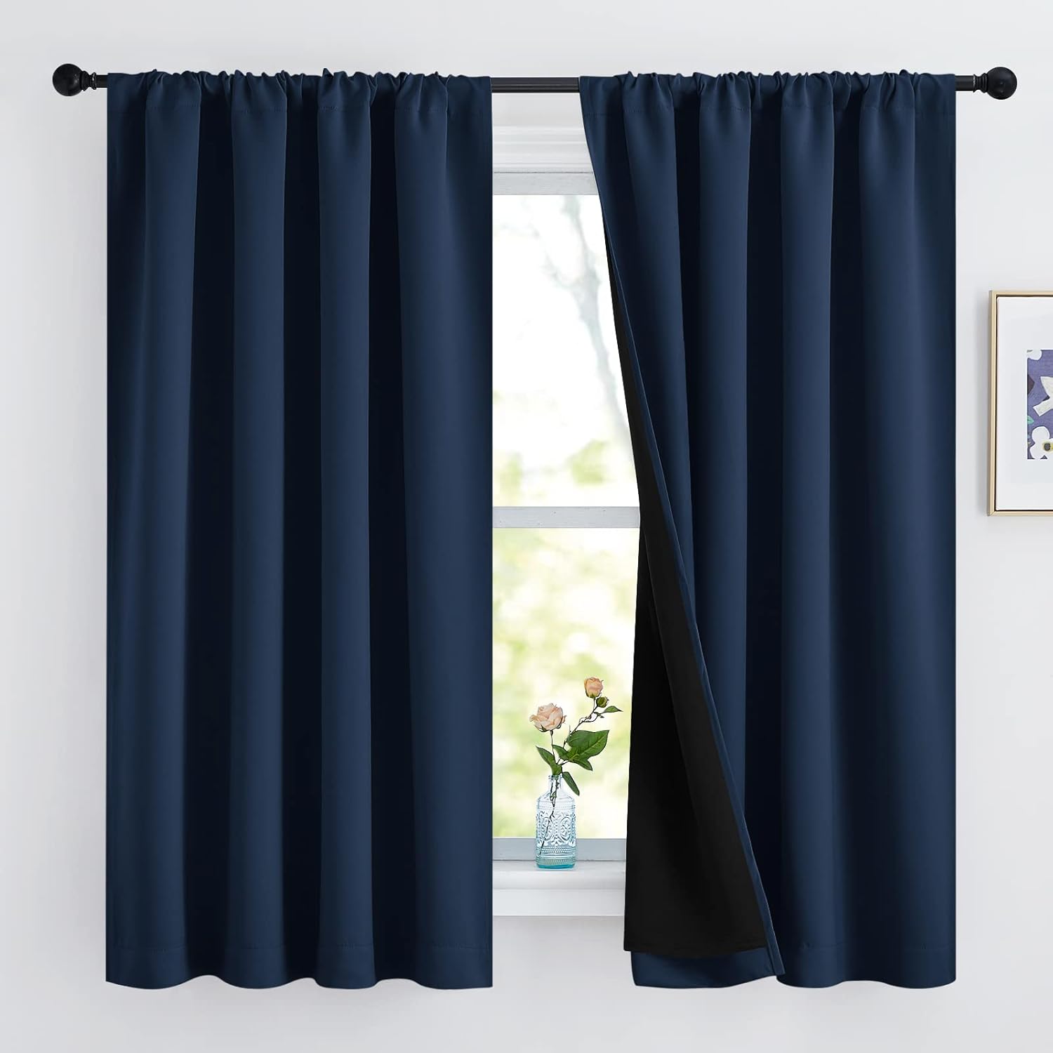 NICETOWN Blackout Curtains for Nursery Room, Noise Reducing Drapes