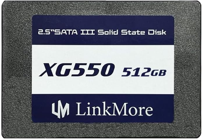 LinkMore XG550 512GB Internal SSD for Enhanced Laptop Performance
