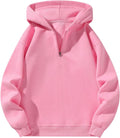 SOLY HUX Men's Quarter Zip Hoodie - Comfortable Everyday Pullover
