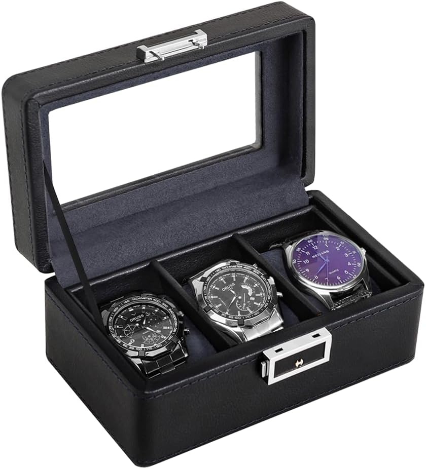 Anyasun 3 Slot Watch Box: Stylish Storage Solution