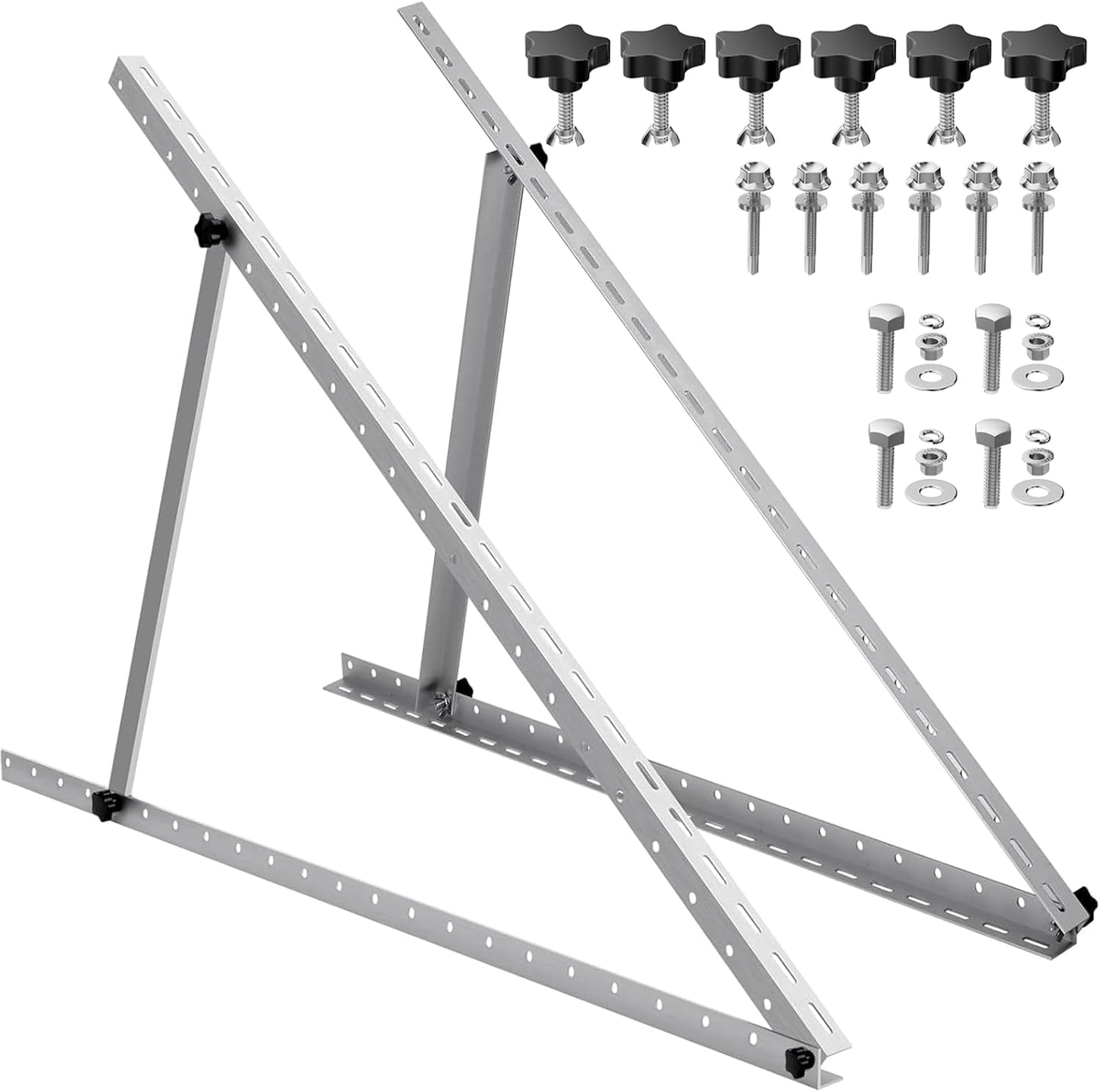 47in Adjustable Solar Panel Tilt Mount Brackets for RVs and Boats