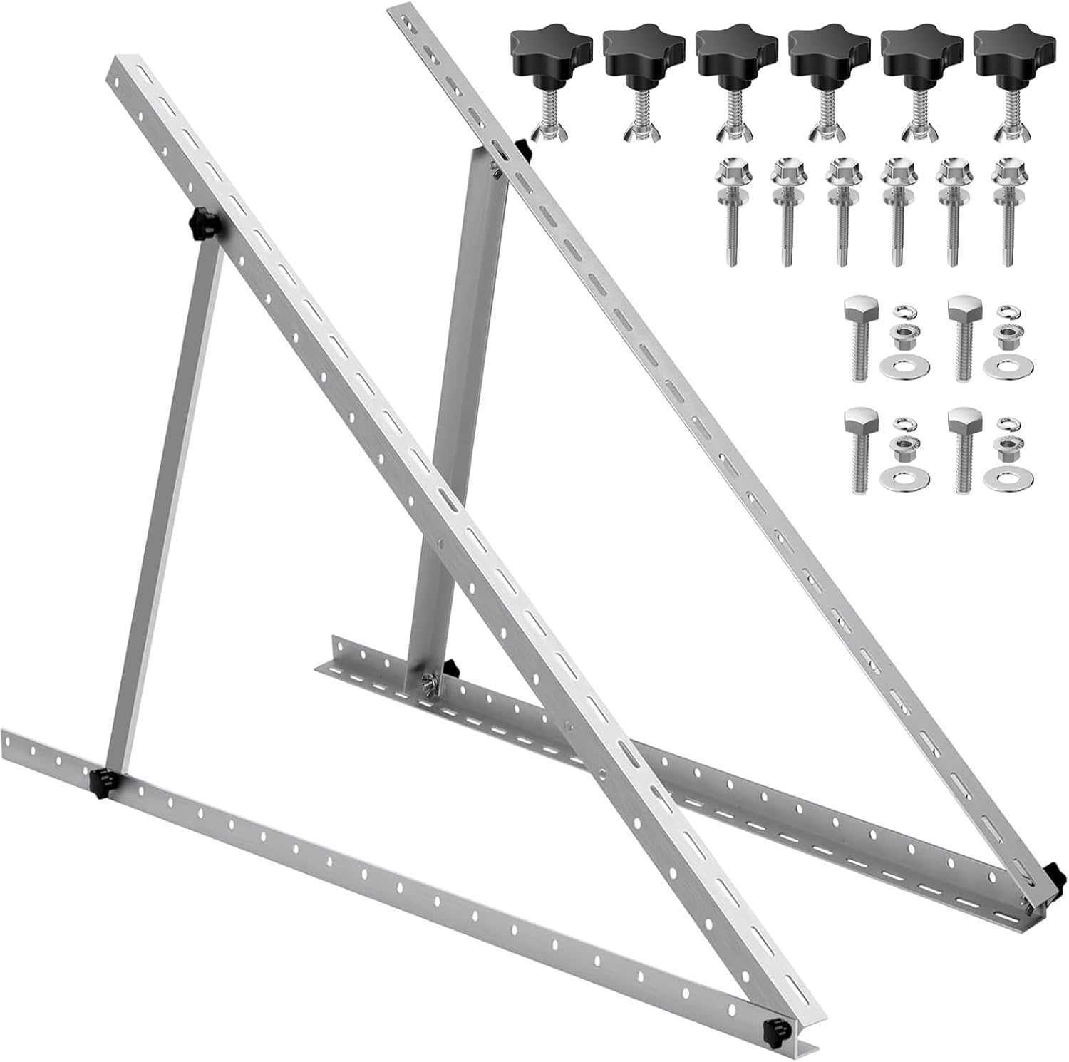 47in Adjustable Solar Panel Tilt Mount Brackets for RVs and Boats