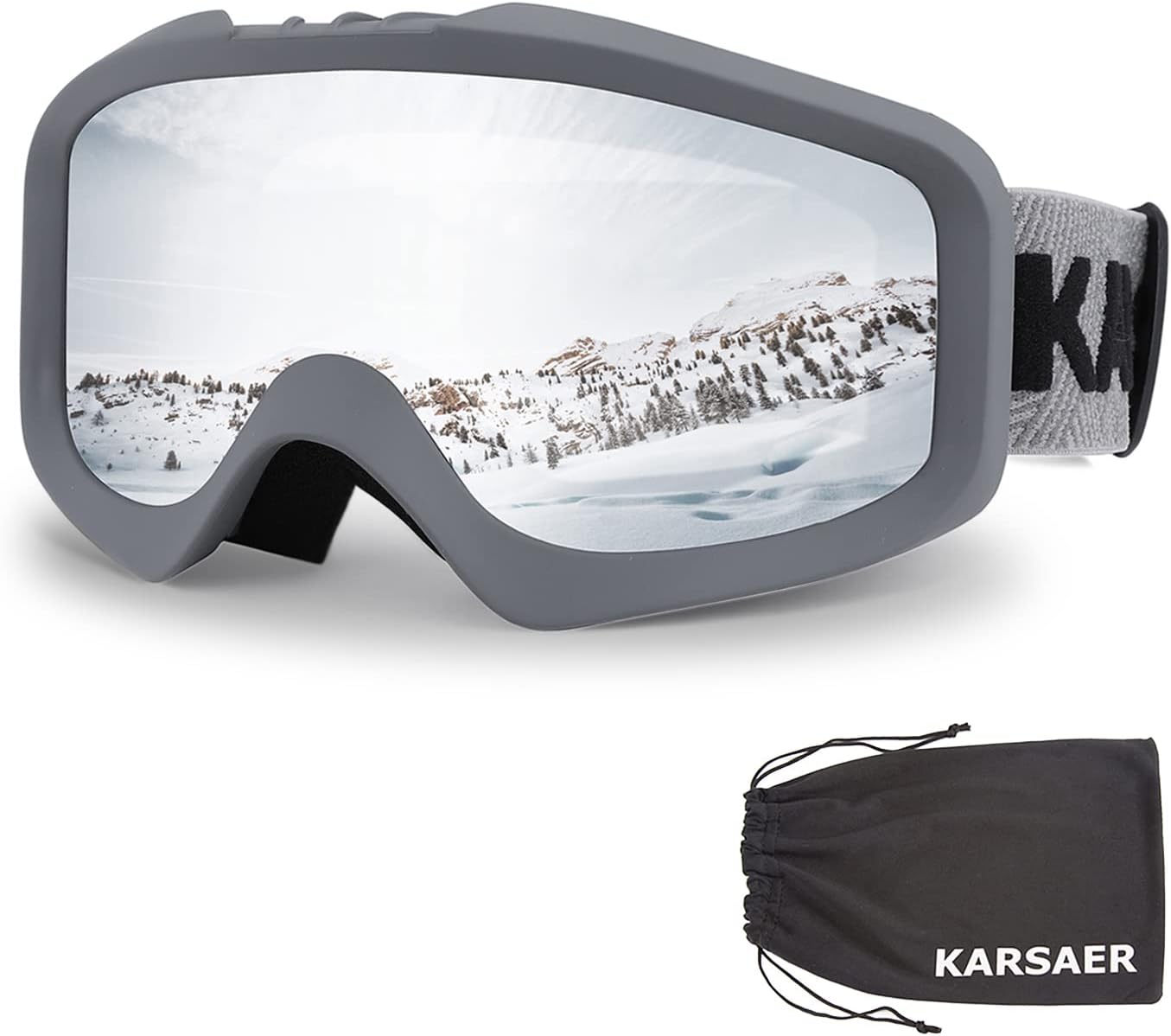 Karsaer Anti-Fog Ski Goggles - Clear Vision, UV Protection!