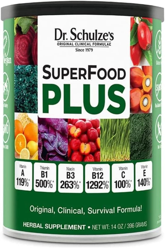 Dr. Schulze's SuperFood Plus - Daily Nutrition Herbal Powder