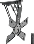 Motorized Ceiling TV Mount With Remote - Flip Down for Pitched Roofs