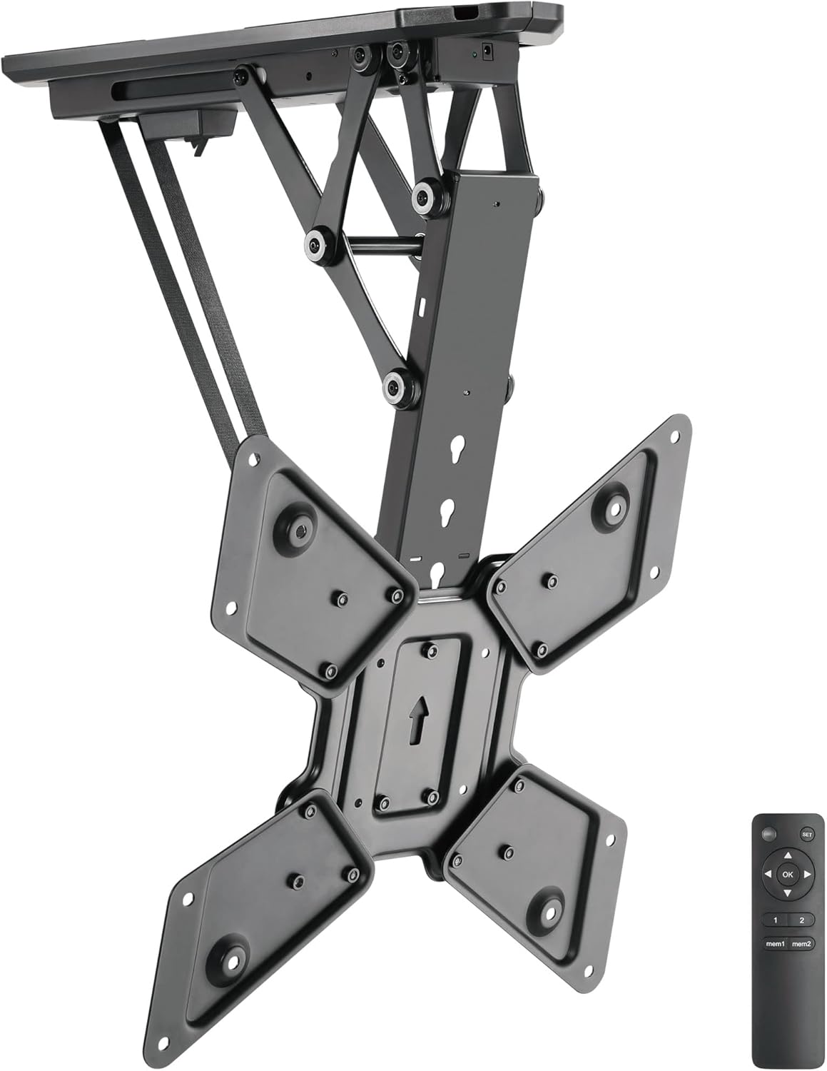 Motorized Ceiling TV Mount for 32 to 55 Inch Flat Screens