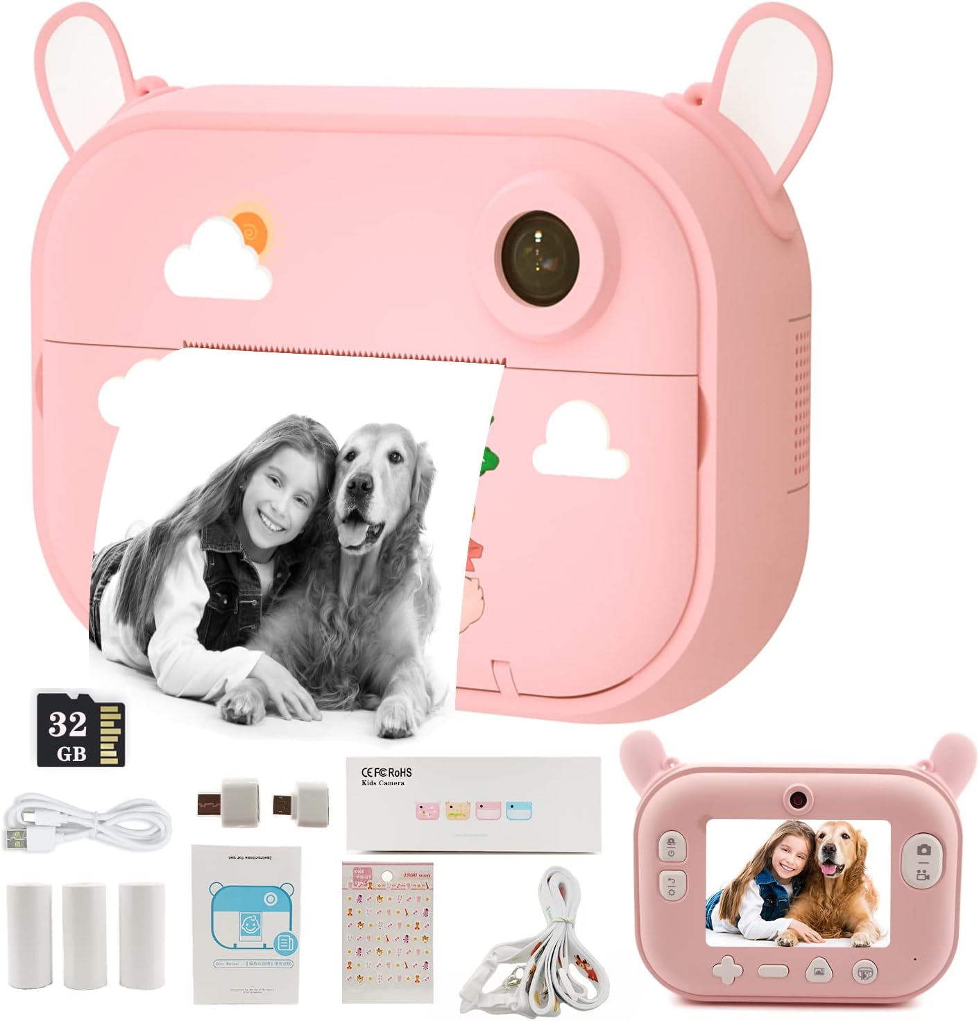 Kids Instant Print Camera - Capture Memories Instantly! 
