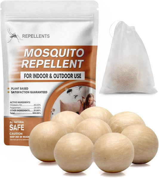 Natural Mosquito Repellent Balls for Outdoor and Indoor Use