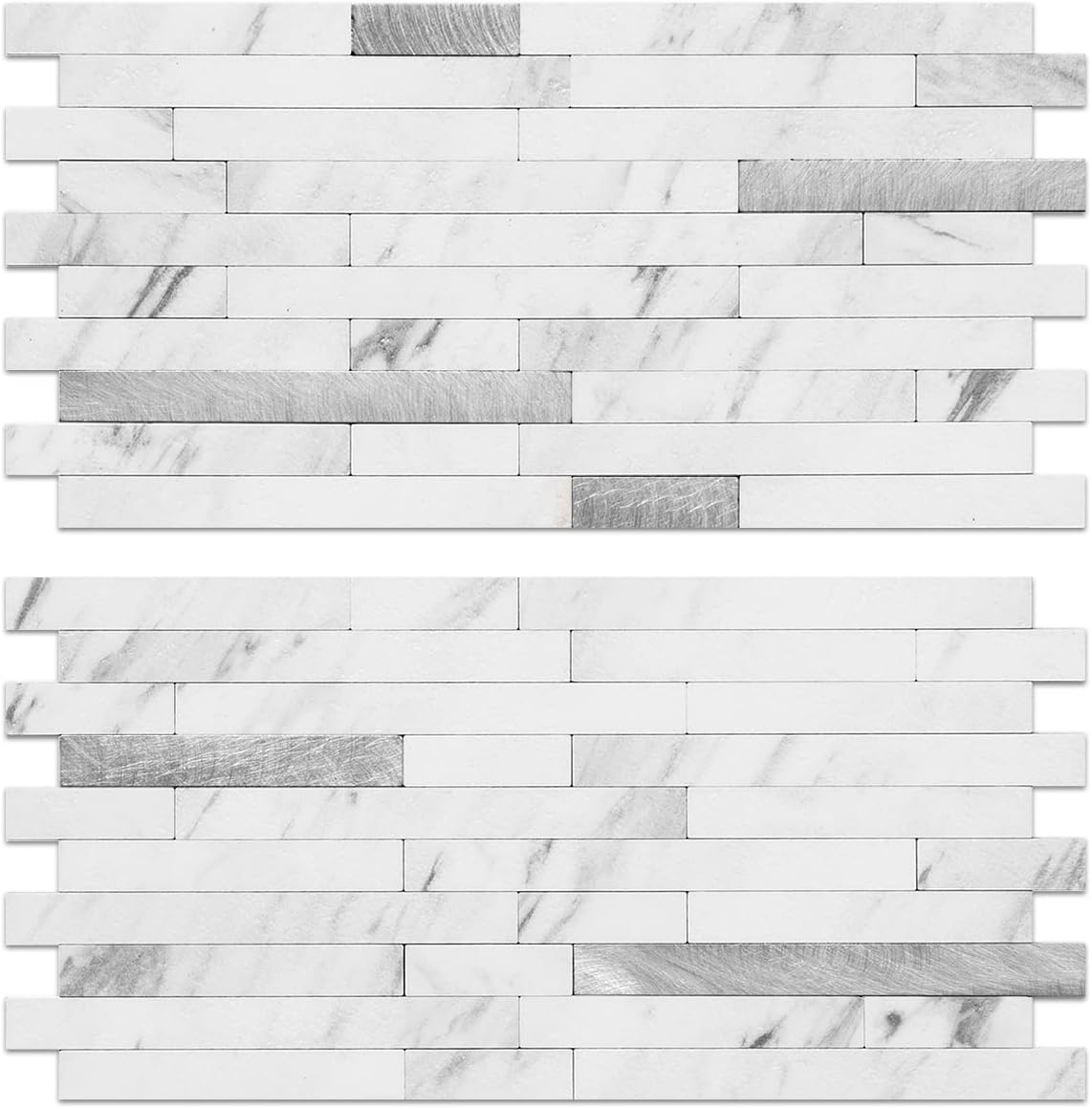 Faux Stone Peel and Stick Backsplash for Kitchen by AULIGET