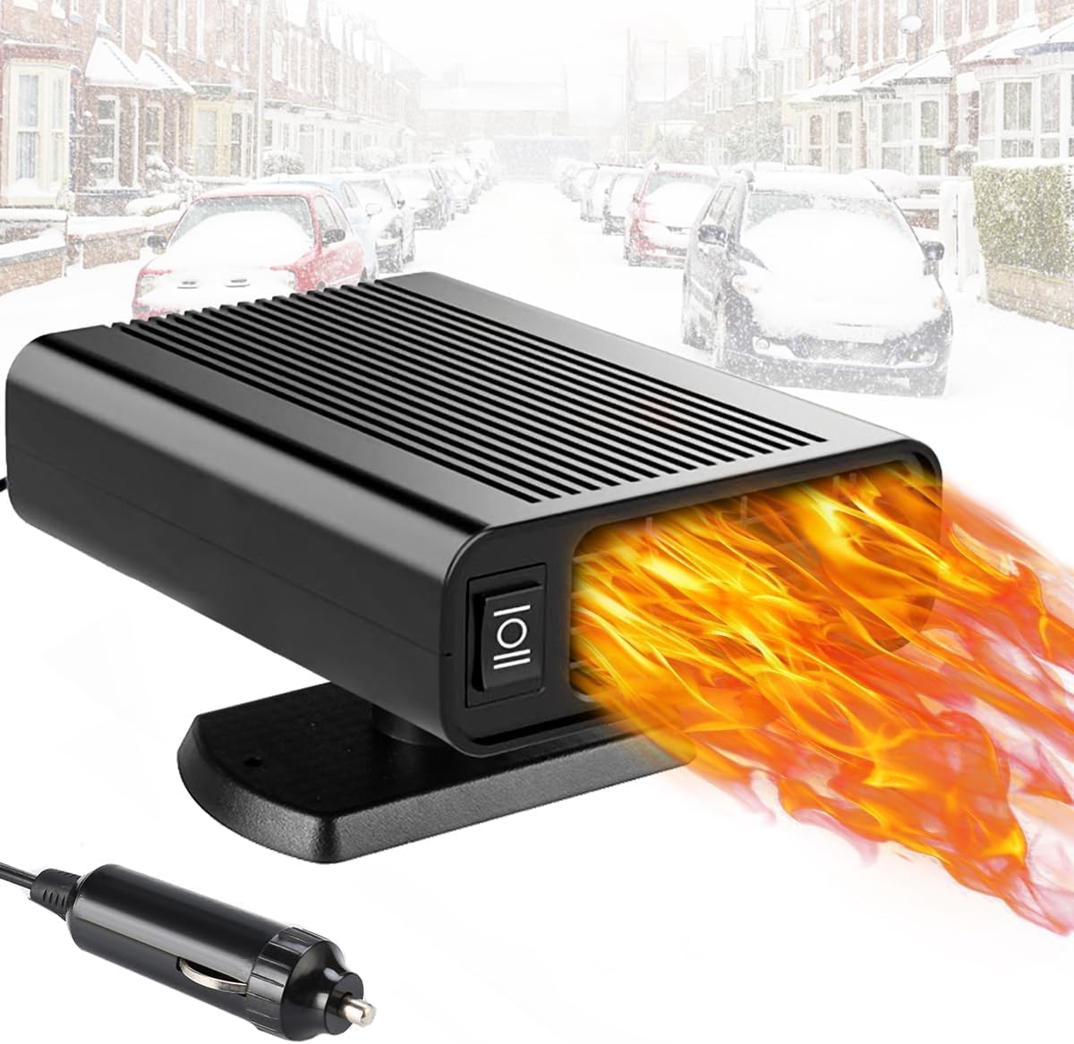Fast Heat & Cool Car Heater 12V - Defrost Quickly!
