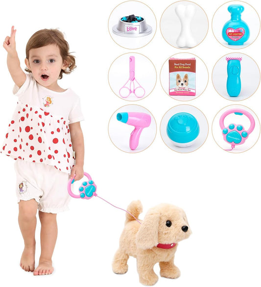 Singing Golden Retriever Plush - Interactive Toddler Toy