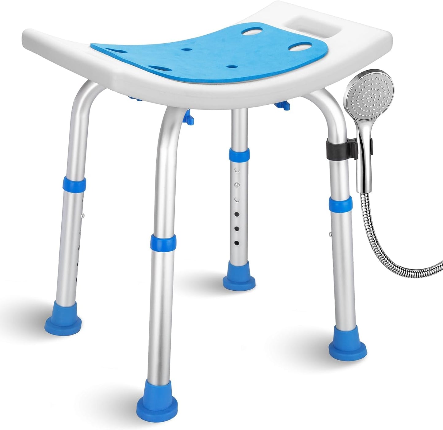 Blue Bath Seat for Seniors and Disabled