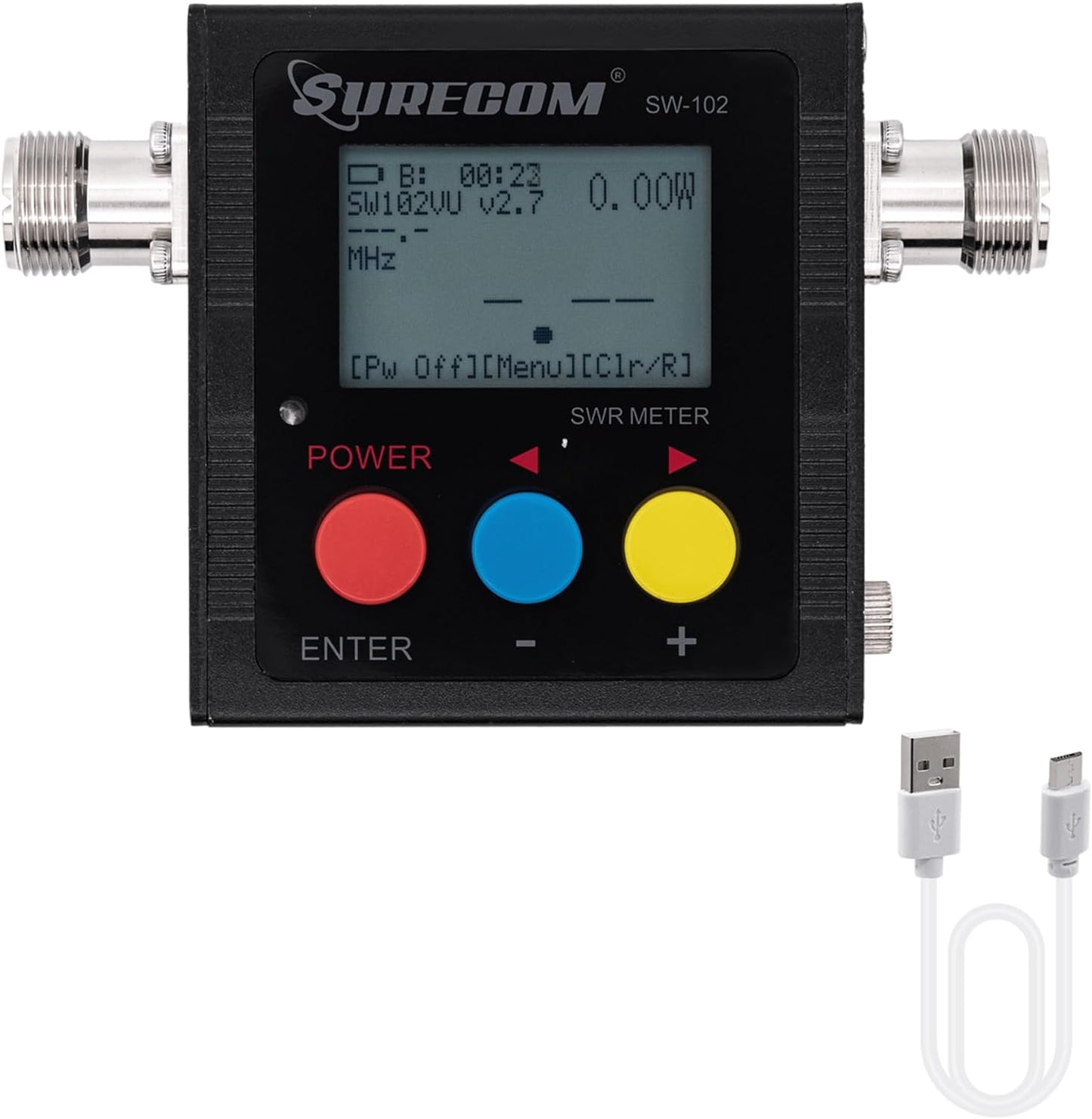 Gam3Gear SW-102S SO239 Connector Digital VHF UHF Power Meter