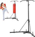 Punching Bag Stand 2-in-1 Adjustable Height with Pull Up Bar - Heavy