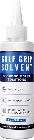 CHAMPKEY Golf Grip Solvent 5 oz - Pro Re-Gripping Solution