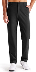 Men's Golf Pants Classic Fit Flat Front 31in Stretch Casual Pants