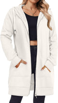 Zeagoo Zip Up Hoodies For Women Long Sleeve Oversized Sweatshirts Hip
