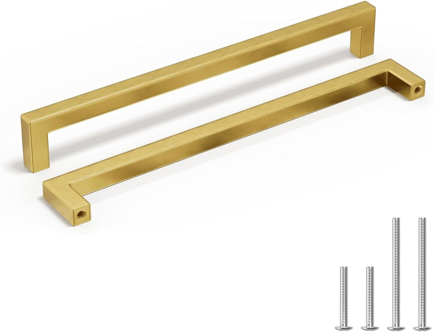 Modern 10 Inch Gold Cabinet Handles for Stylish Home Decor