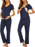 Ekouaer Womens Nursing Pajamas for Comfortable Maternity Wear