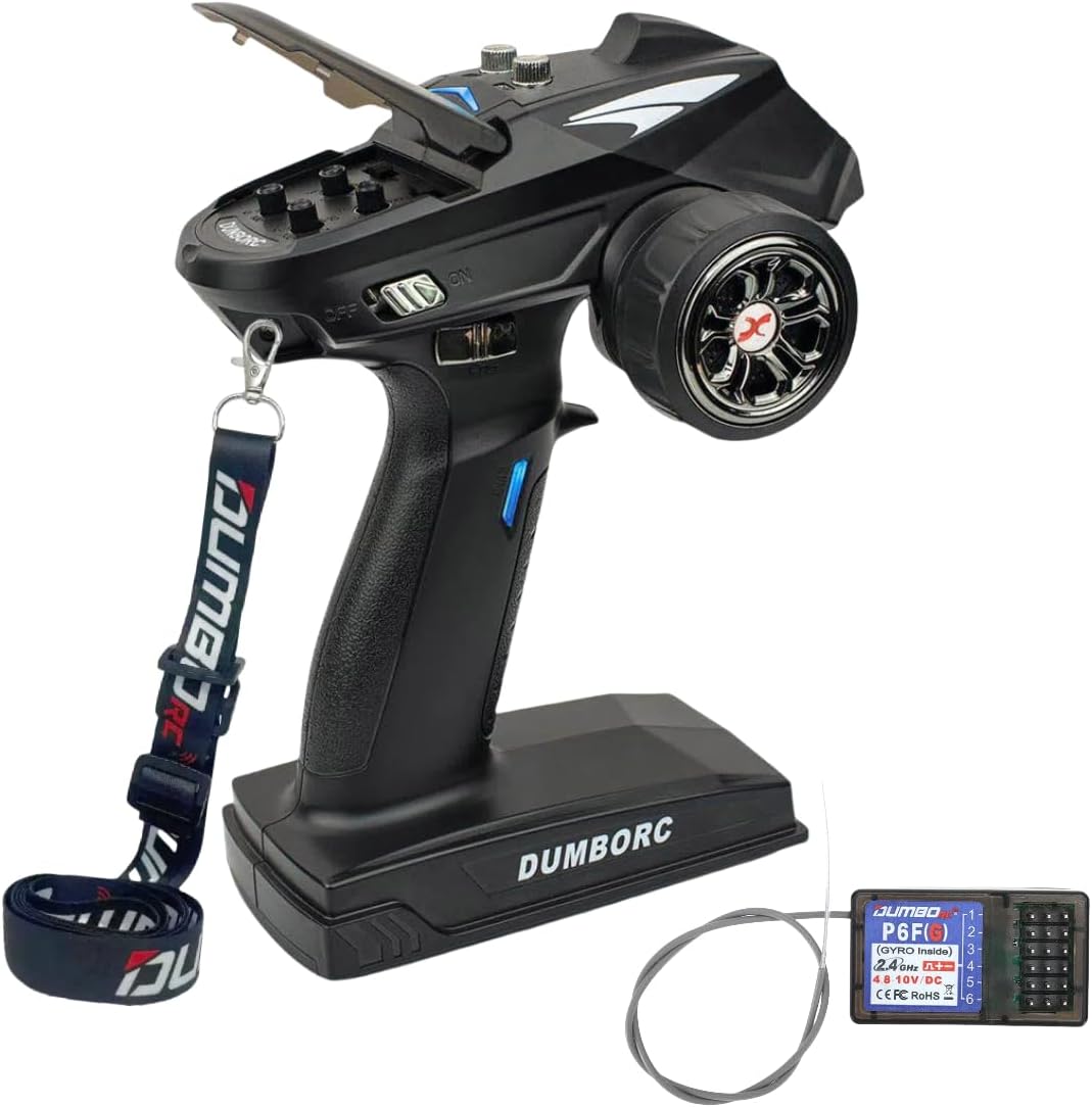 DUMBORC X6 6 Channel RC Transmitter with Built-in Gyro Control