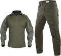 HARGLESMAN Men's Tactical Military Suit - Durable Combat Set Paintball
